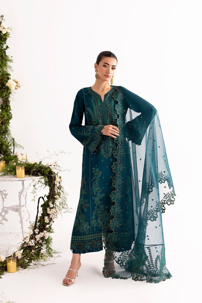 Enzo I Tu Es Aime I Sarcelle - Pakistani Designer Dress - by Enzo - Type : Ladies Clothes - 100% Original at Saira Sultan