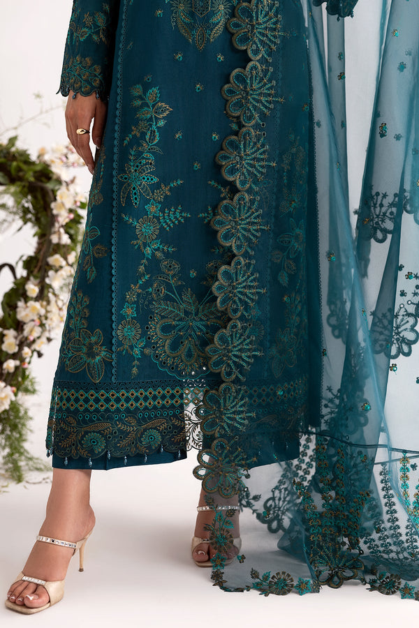 Enzo I Tu Es Aime I Sarcelle - Pakistani Designer Dress - by Enzo - Type : Ladies Clothes - 100% Original at Saira Sultan