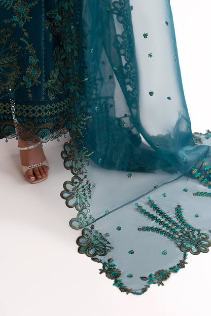 Enzo I Tu Es Aime I Sarcelle - Pakistani Designer Dress - by Enzo - Type : Ladies Clothes - 100% Original at Saira Sultan