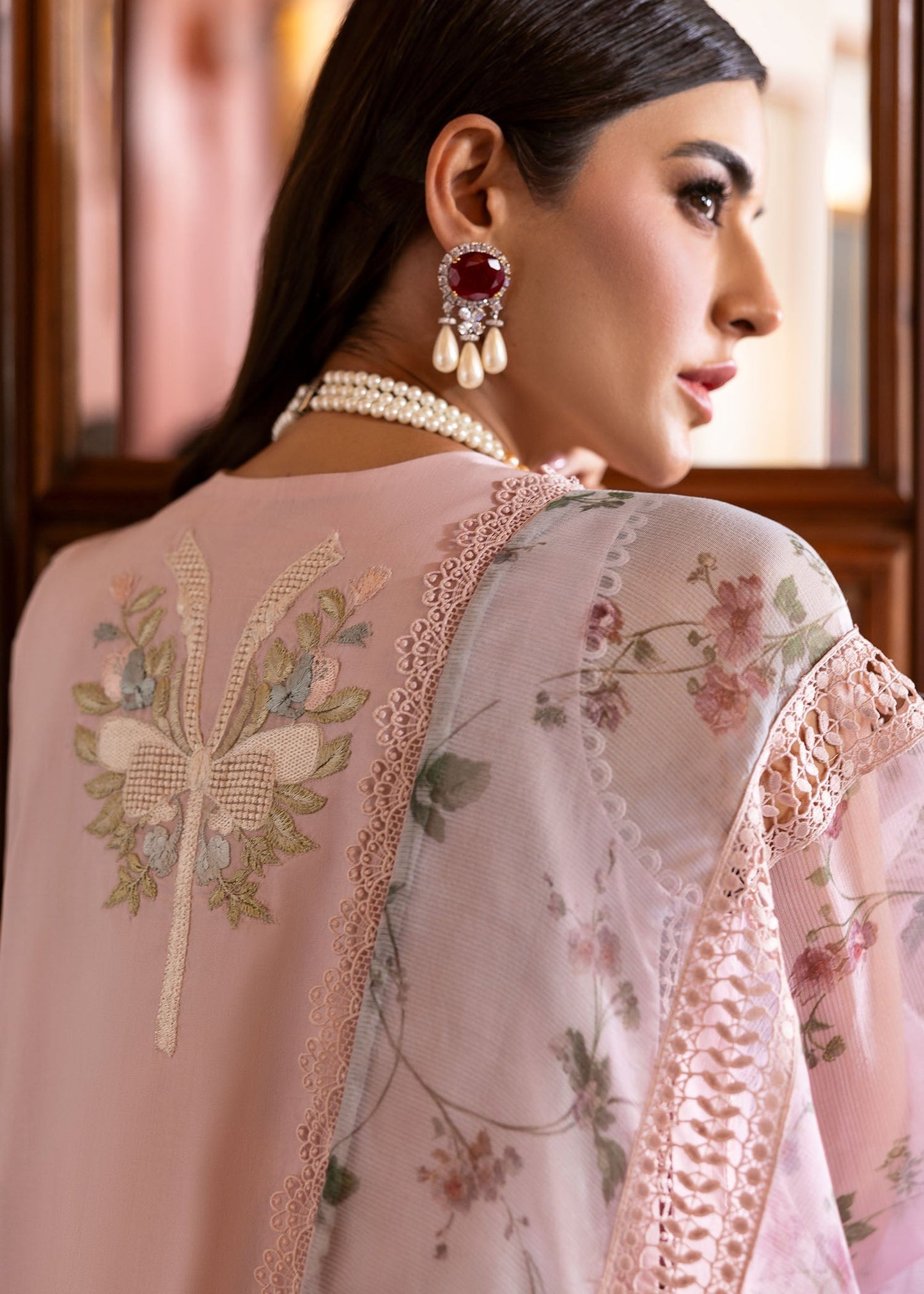 Saira Shakira | Bloom Lawn 25 | CHLOE 3-A S Pink Lawn