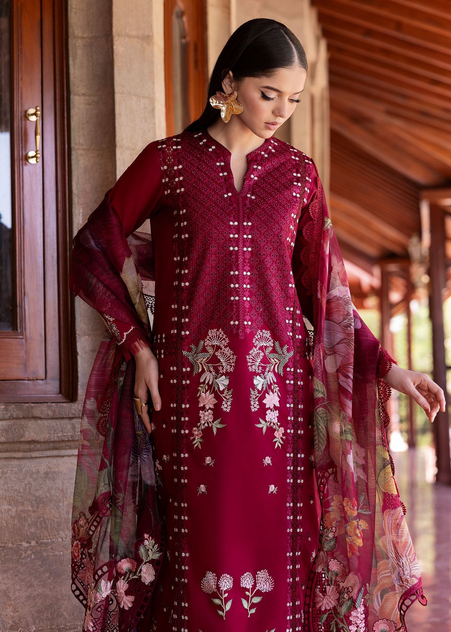 Saira Shakira | Bloom Lawn 25 | HANGING GARDENS 2-A L Red Lawn