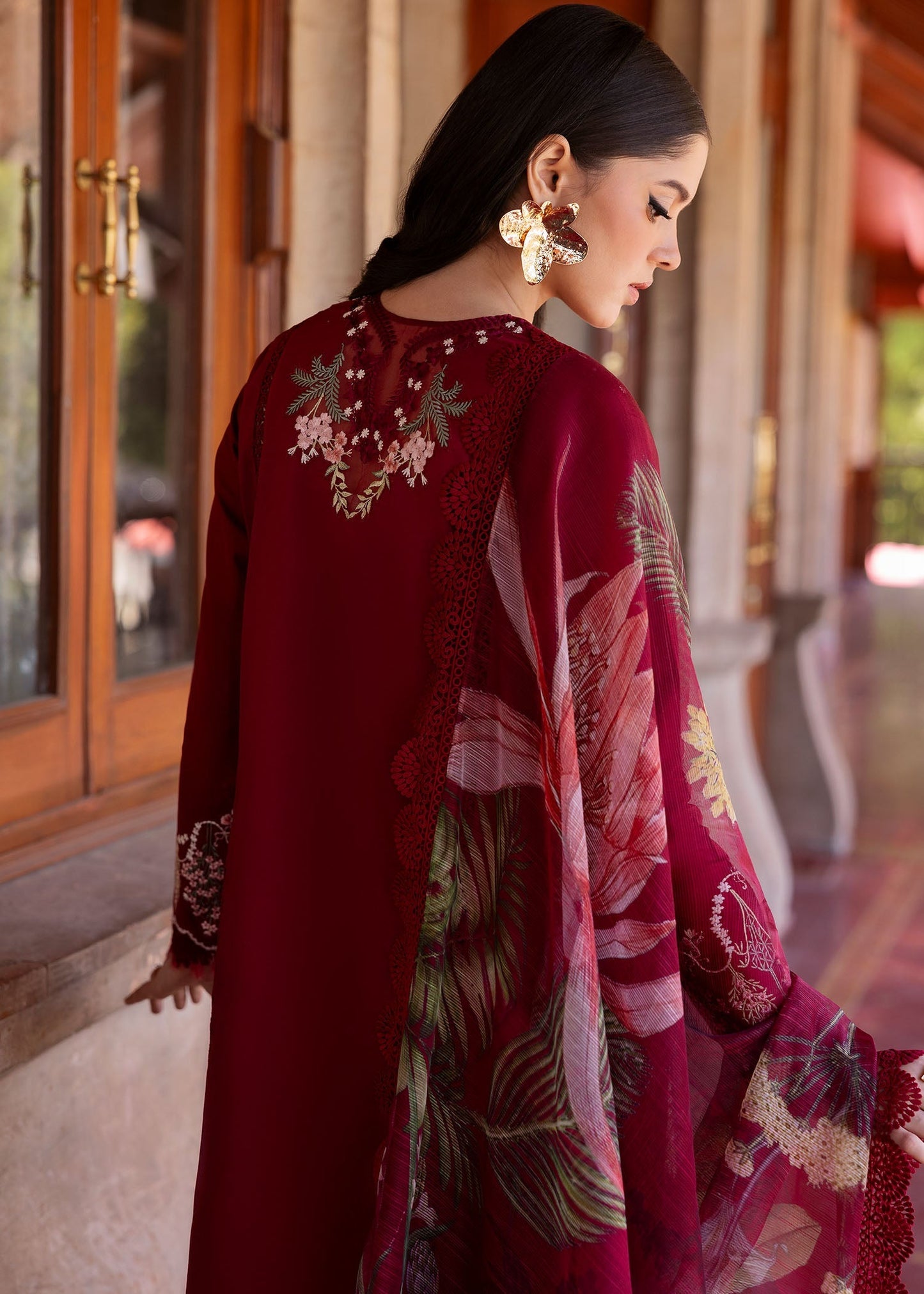 Saira Shakira | Bloom Lawn 25 | HANGING GARDENS 2-A S Red Lawn