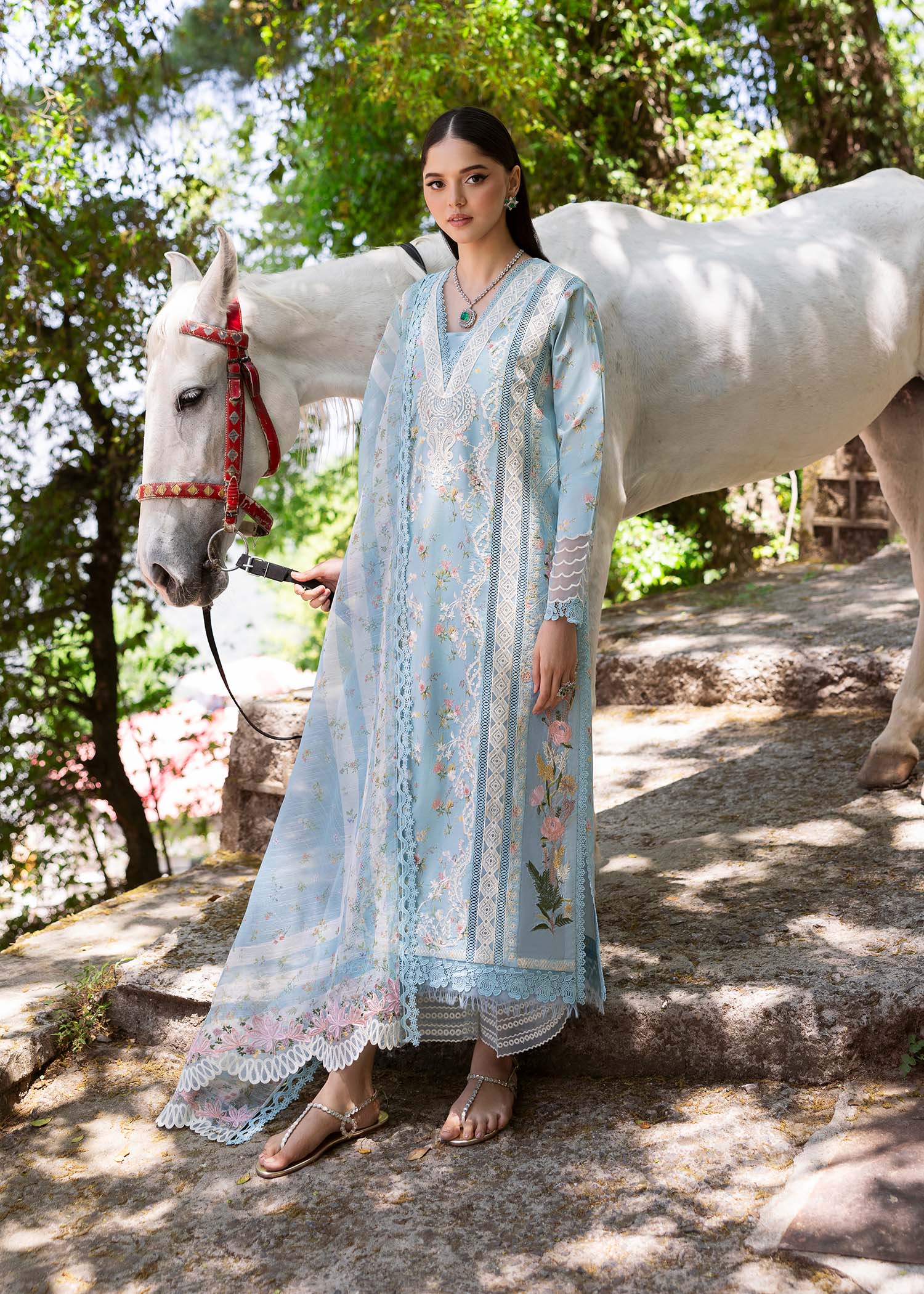 Saira Shakira | Bloom Lawn 25 | SWEET OPEL 8-B L Sky Blue Lawn