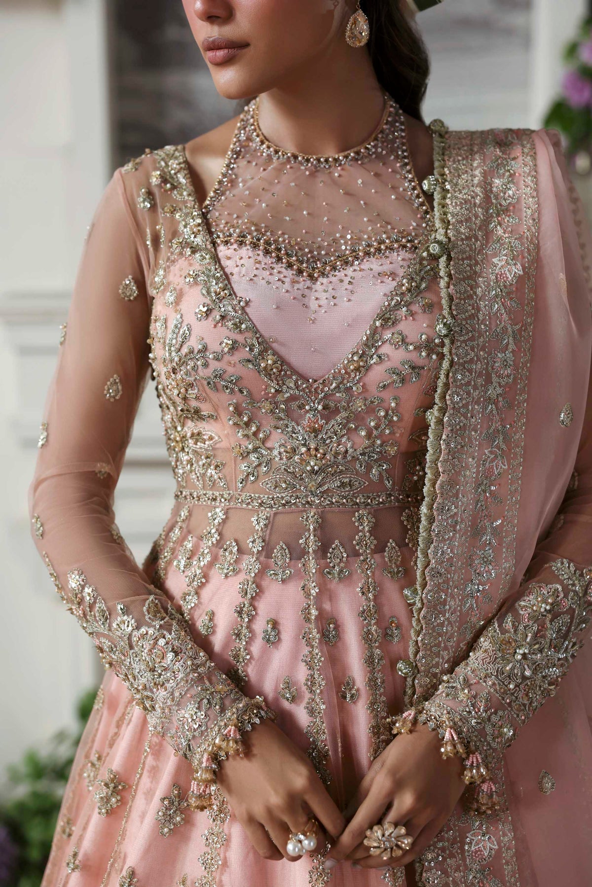 Akbar Aslam | Deewani Wedding Formals | Sanoura - Pakistani Designer Dress - by Akbar Aslam - Type : Ladies Clothes - 100% Original at Saira Sultan