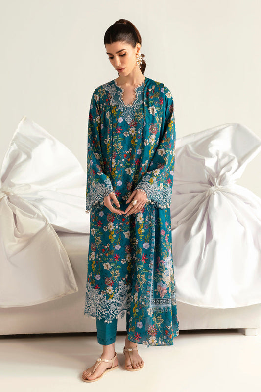 Qalamkar | Q Prints 2025 | PQ-10 FAHA XS Teal Lawn