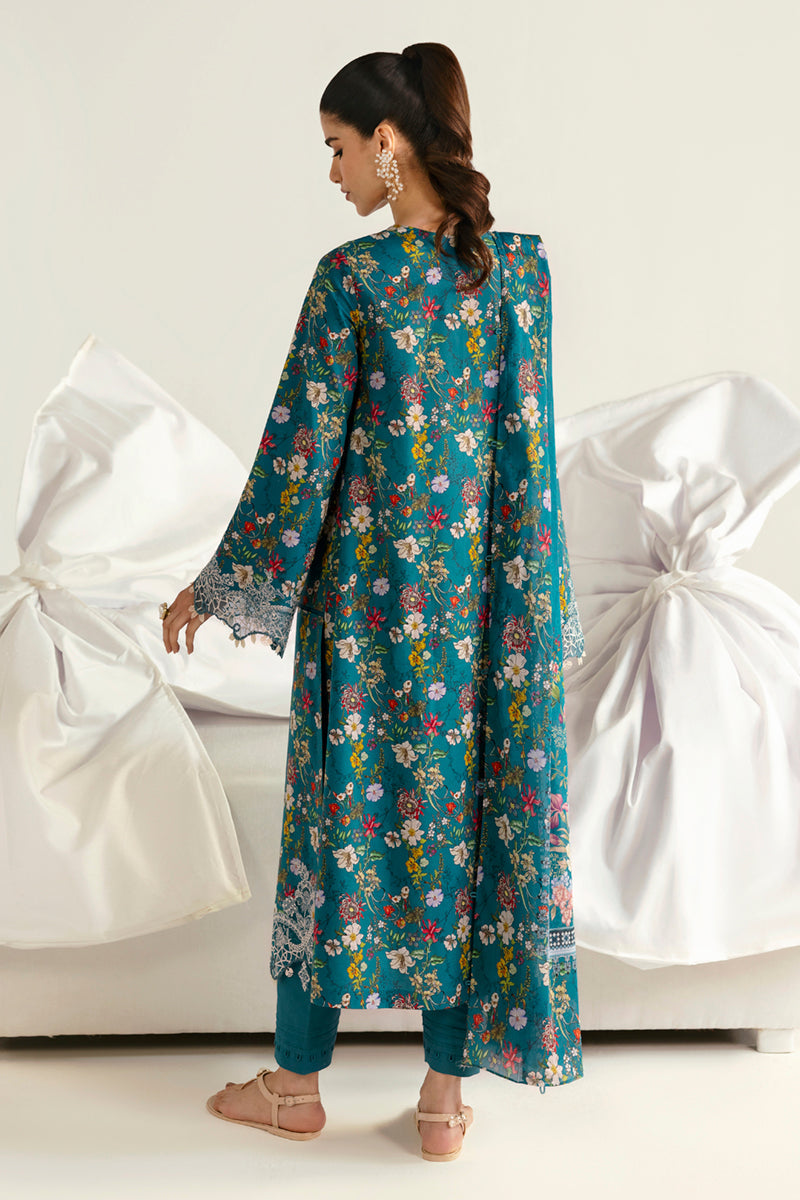 Qalamkar | Q Prints 2025 | PQ-10 FAHA S Teal Lawn