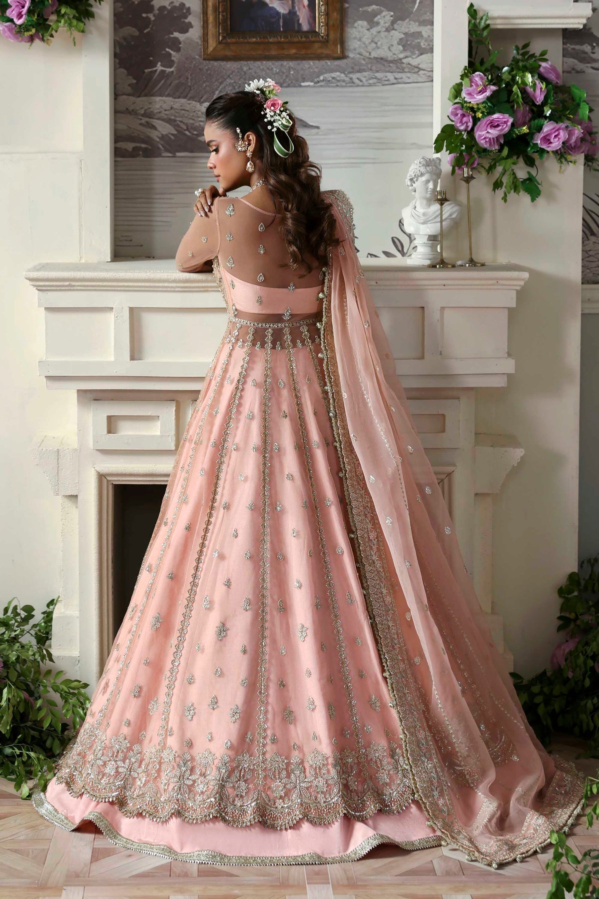 Akbar Aslam | Deewani Wedding Formals | Sanoura - Pakistani Designer Dress - by Akbar Aslam - Type : Ladies Clothes - 100% Original at Saira Sultan