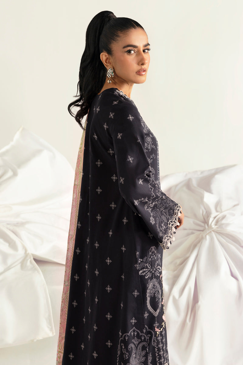 Qalamkar | Q Prints 2025 | PQ-09 NORA S Black Lawn