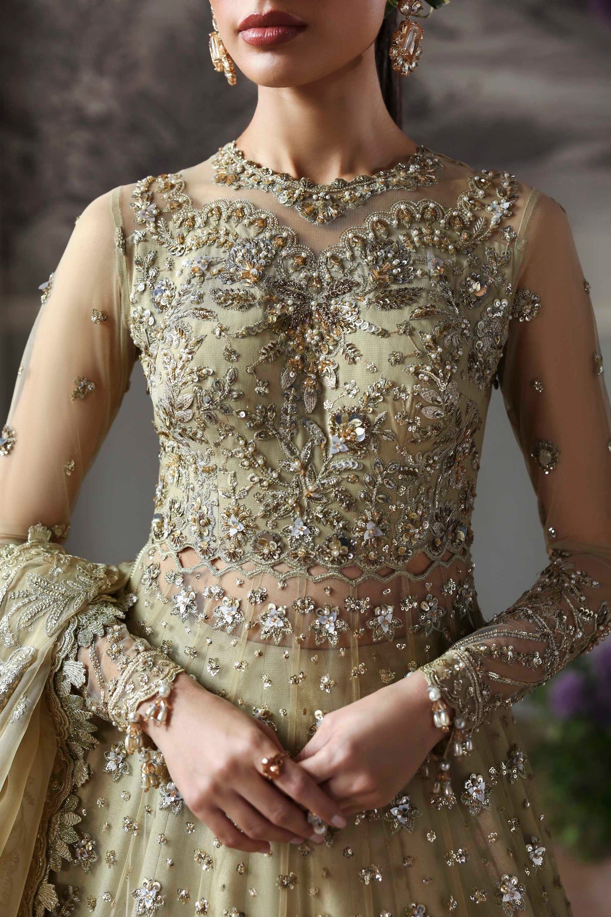 Akbar Aslam | Deewani Wedding Formals | Mintara - Pakistani Designer Dress - by Akbar Aslam - Type : Ladies Clothes - 100% Original at Saira Sultan
