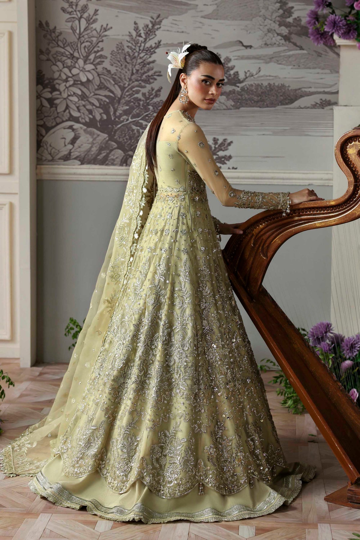Akbar Aslam | Deewani Wedding Formals | Mintara - Pakistani Designer Dress - by Akbar Aslam - Type : Ladies Clothes - 100% Original at Saira Sultan