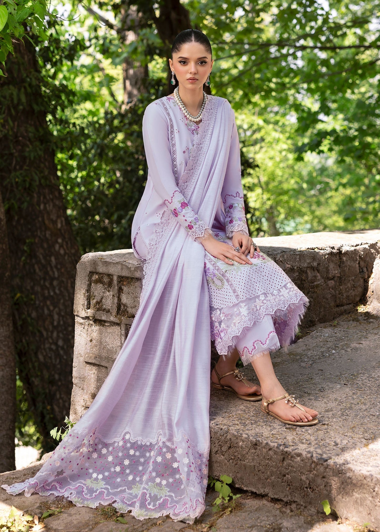 Saira Shakira | Bloom Lawn 25 | FAYE 7-A M Lilac Lawn