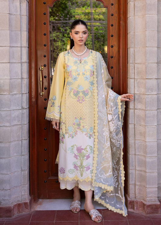Saira Shakira | Bloom Lawn 25 | LOTUS REVERIE 4-A XS Lime Yellow Lawn