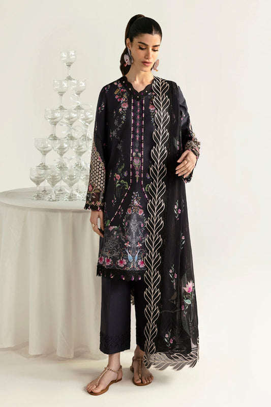 Qalamkar | Q Prints 2025 | PQ-03 RIDA XS Black Lawn