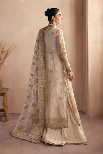Emaan Adeel | Clay Couture | OPALINE S Off White Organza