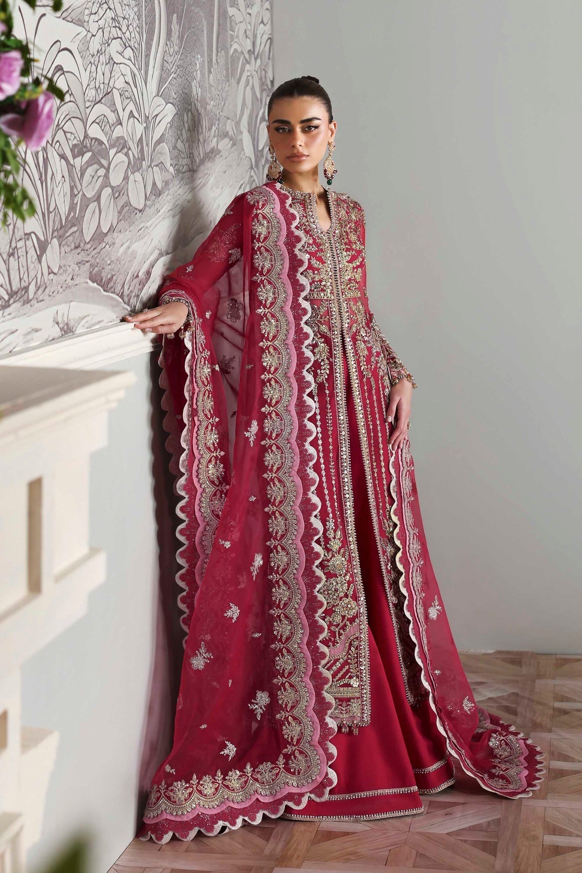 Akbar Aslam | Deewani Wedding Formals | Yeloria - Pakistani Designer Dress - by Akbar Aslam - Type : Ladies Clothes - 100% Original at Saira Sultan