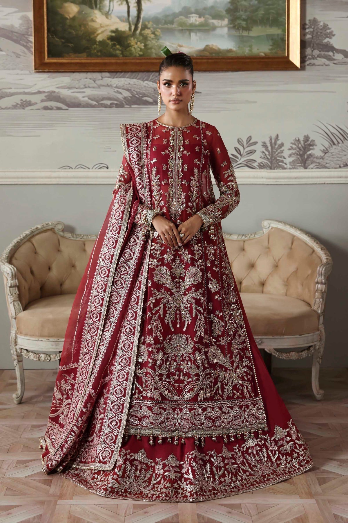 Akbar Aslam | Deewani Wedding Formals | Majeste - Pakistani Designer Dress - by Akbar Aslam - Type : Ladies Clothes - 100% Original at Saira Sultan