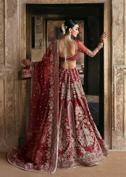 Akbar Aslam | Rajkumari Bridals | Rajbano S Maroon Net