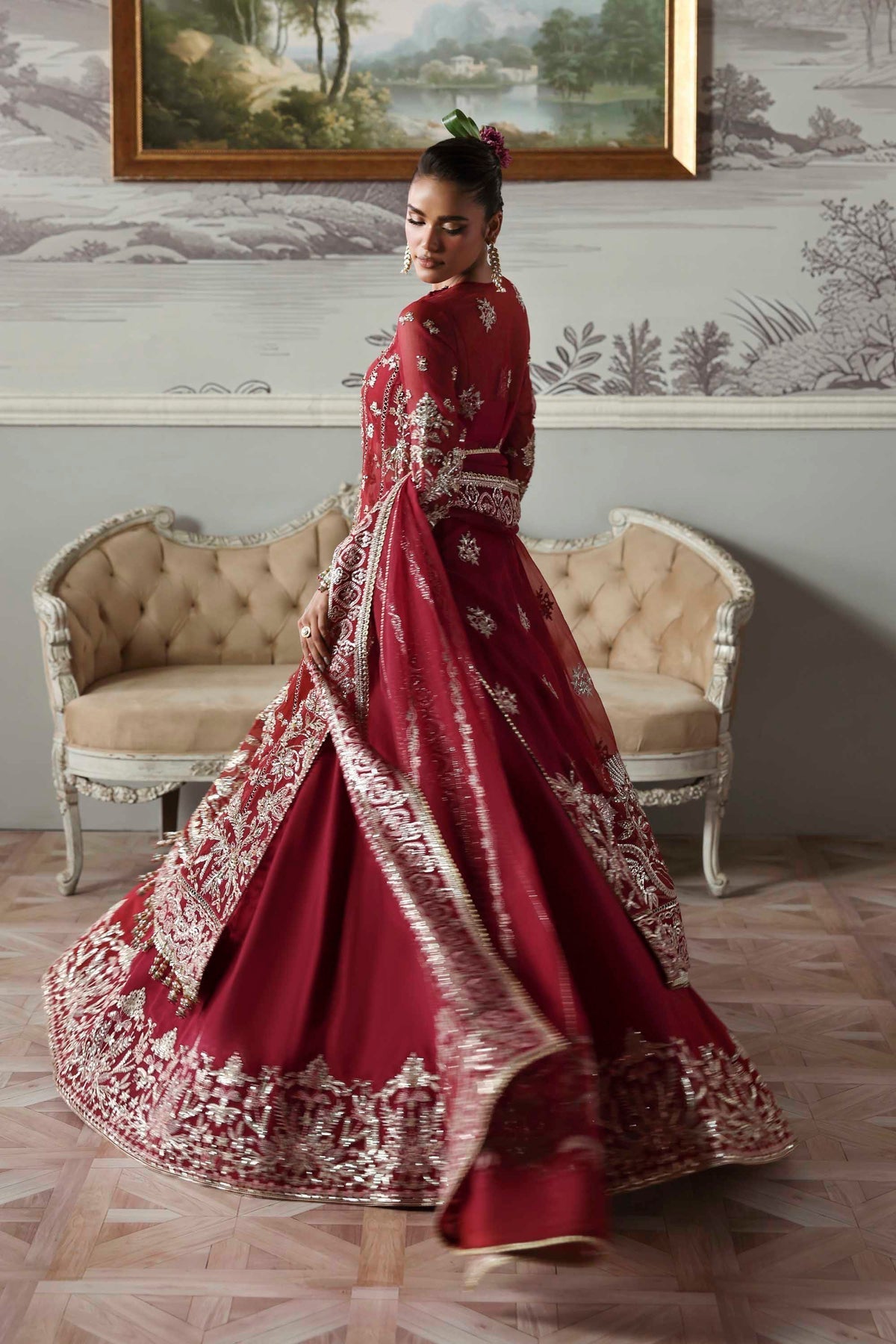 Akbar Aslam | Deewani Wedding Formals | Majeste - Pakistani Designer Dress - by Akbar Aslam - Type : Ladies Clothes - 100% Original at Saira Sultan