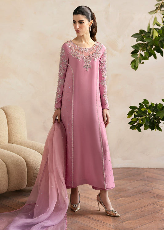 Kanwal Malik | Miray Luxury Pret | Arden XS Pink Raw Silk