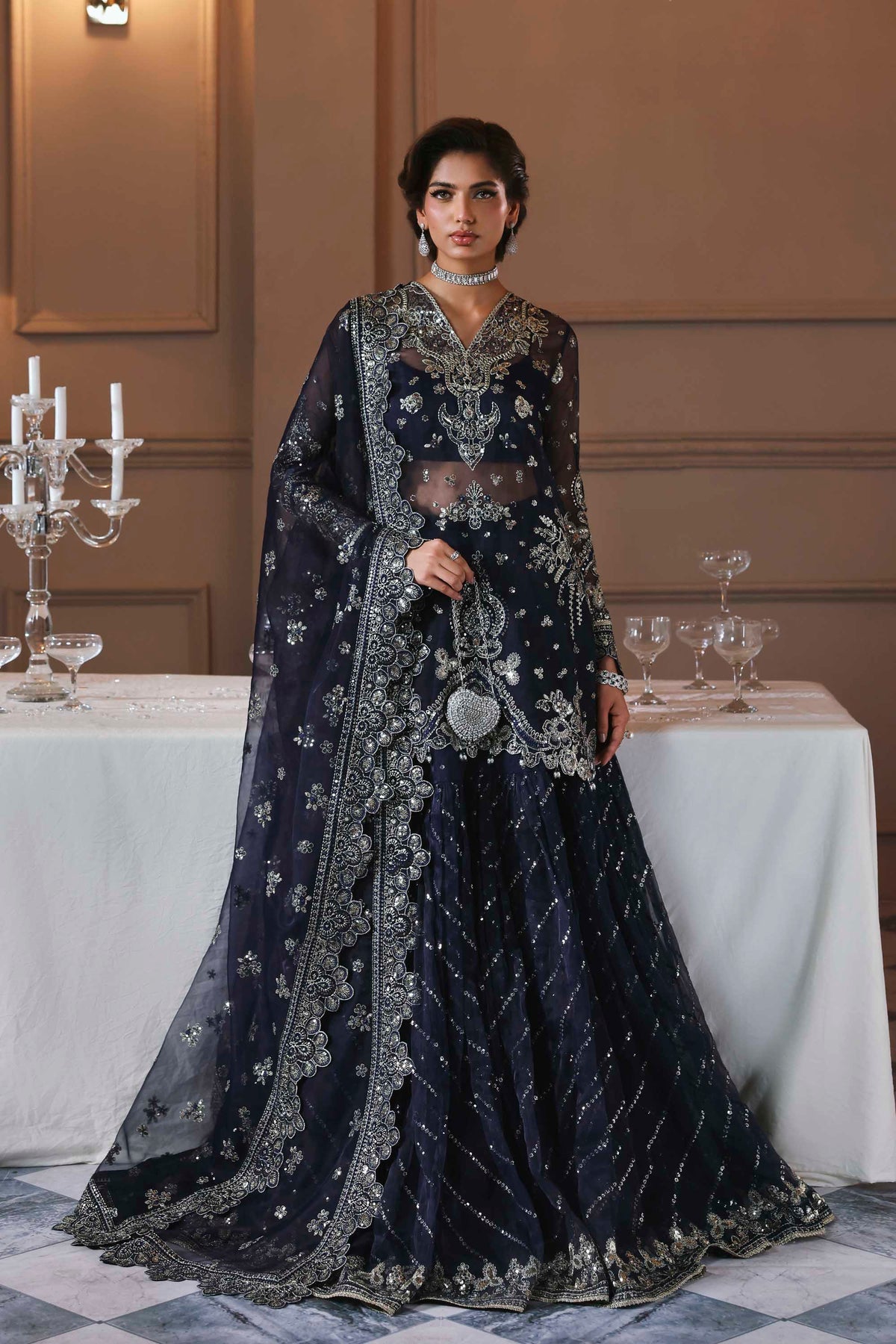 Akbar Aslam | Deewani Wedding Formals | Zarpari - Pakistani Designer Dress - by Akbar Aslam - Type : Ladies Clothes - 100% Original at Saira Sultan