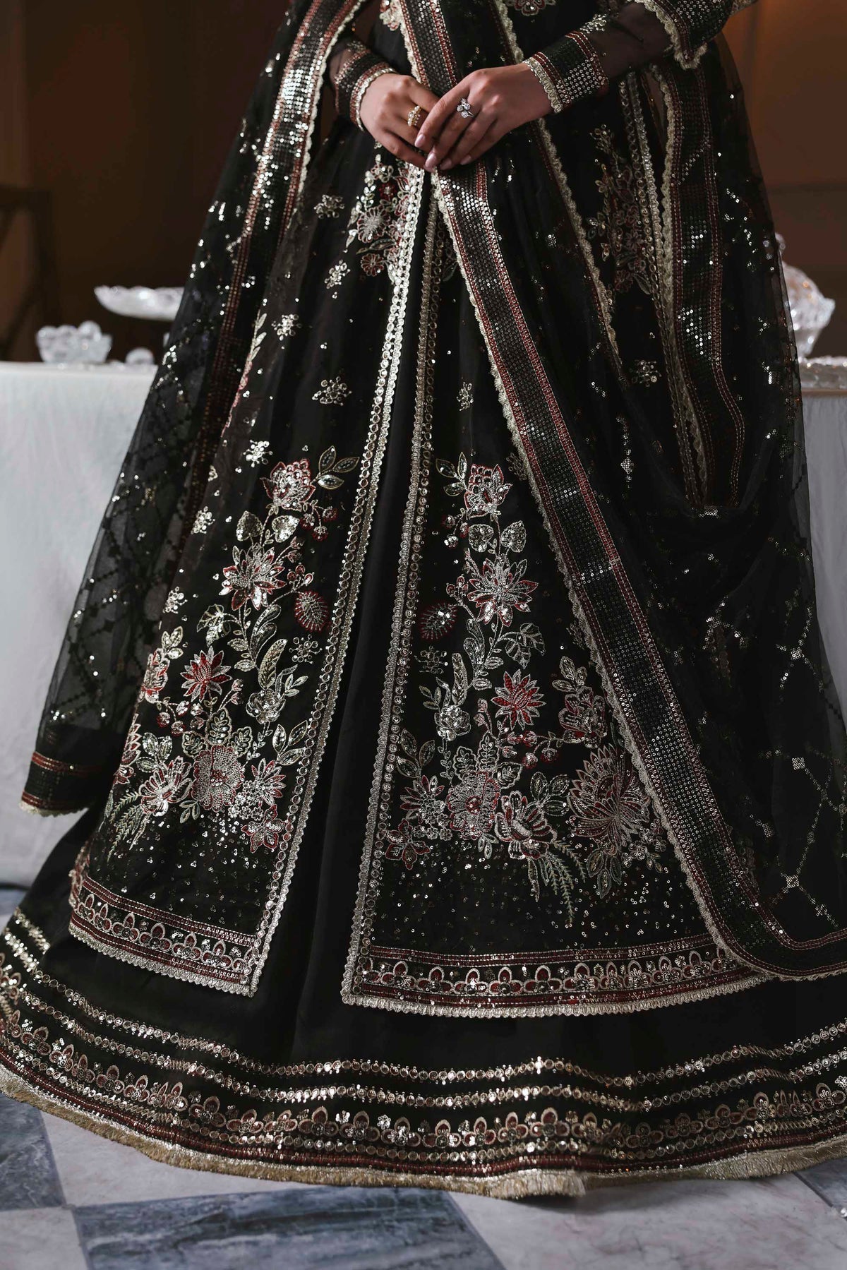 Akbar Aslam | Deewani Wedding Formals | Zarafreen - Pakistani Designer Dress - by Akbar Aslam - Type : Ladies Clothes - 100% Original at Saira Sultan