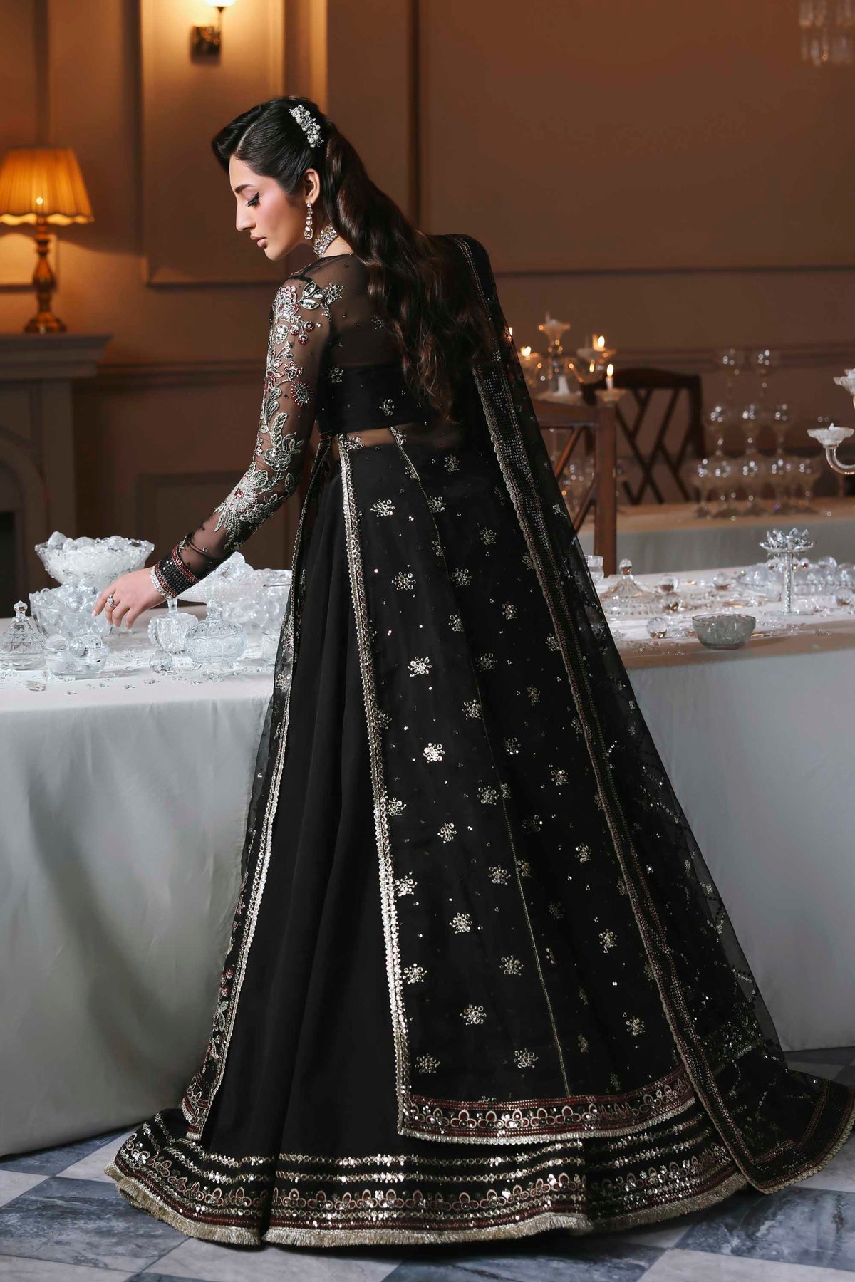 Akbar Aslam | Deewani Wedding Formals | Zarafreen - Pakistani Designer Dress - by Akbar Aslam - Type : Ladies Clothes - 100% Original at Saira Sultan