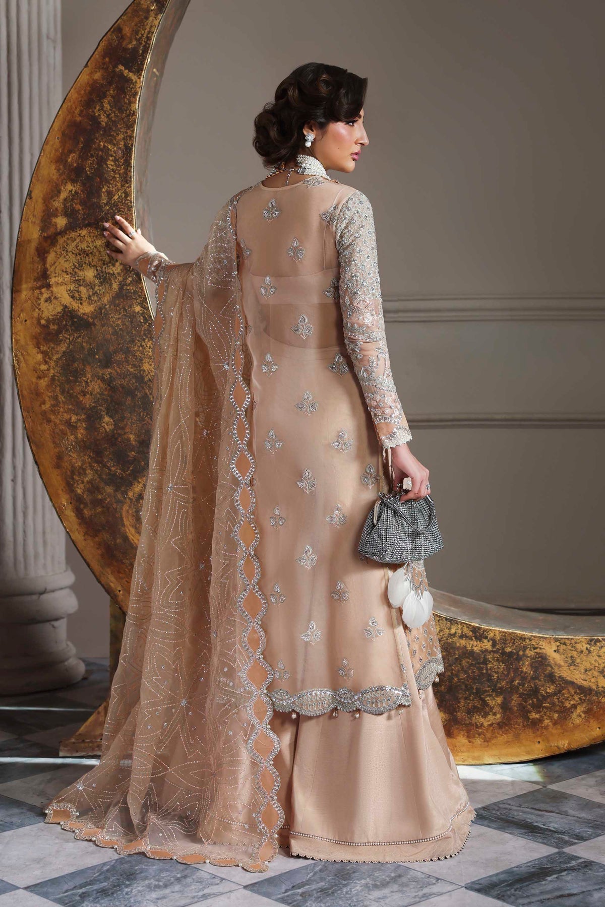 Akbar Aslam | Deewani Wedding Formals | Aabroza - Pakistani Designer Dress - by Akbar Aslam - Type : Ladies Clothes - 100% Original at Saira Sultan