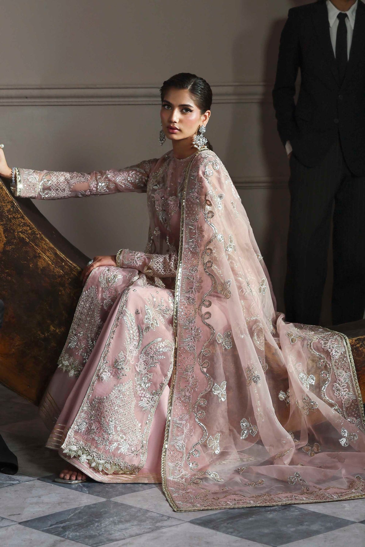 Akbar Aslam | Deewani Wedding Formals | Shahmeena - Pakistani Designer Dress - by Akbar Aslam - Type : Ladies Clothes - 100% Original at Saira Sultan