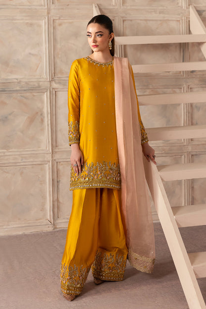 Raja Salahuddin | Love After Love Eid Edit 25 | Dafodil - Pakistani Designer Dress - by Raja Salahuddin - Type : Ladies Clothes - 100% Original at Saira Sultan