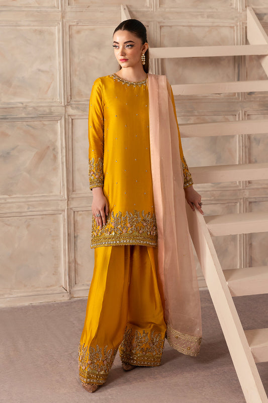 Raja Salahuddin | Love After Love Eid Edit 25 | Dafodil - Pakistani Designer Dress - by Raja Salahuddin - Type : Ladies Clothes - 100% Original at Saira Sultan