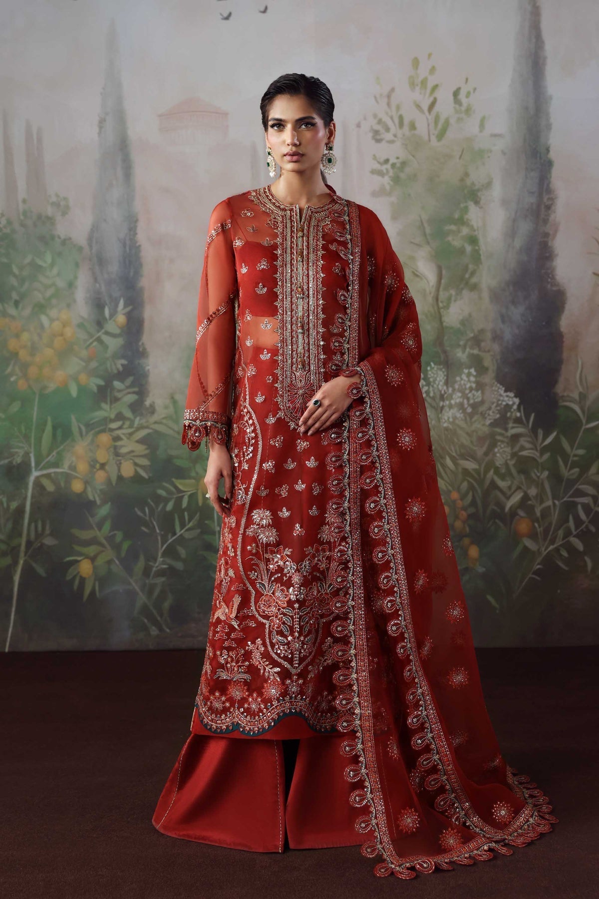 Akbar Aslam | Deewani Wedding Formals | Laalroz - Pakistani Designer Dress - by Akbar Aslam - Type : Ladies Clothes - 100% Original at Saira Sultan