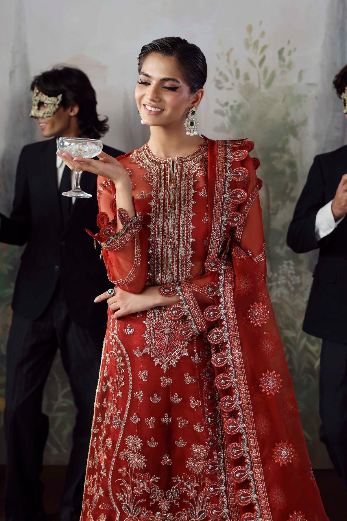 Akbar Aslam | Deewani Wedding Formals | Laalroz - Pakistani Designer Dress - by Akbar Aslam - Type : Ladies Clothes - 100% Original at Saira Sultan