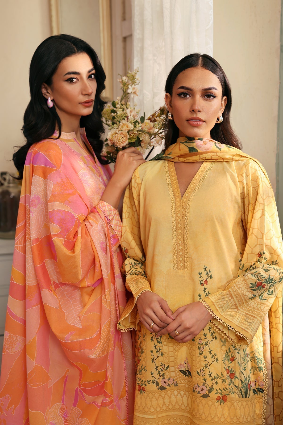 Sahar | Selene 25 | Pink Enigma L Pink Lawn