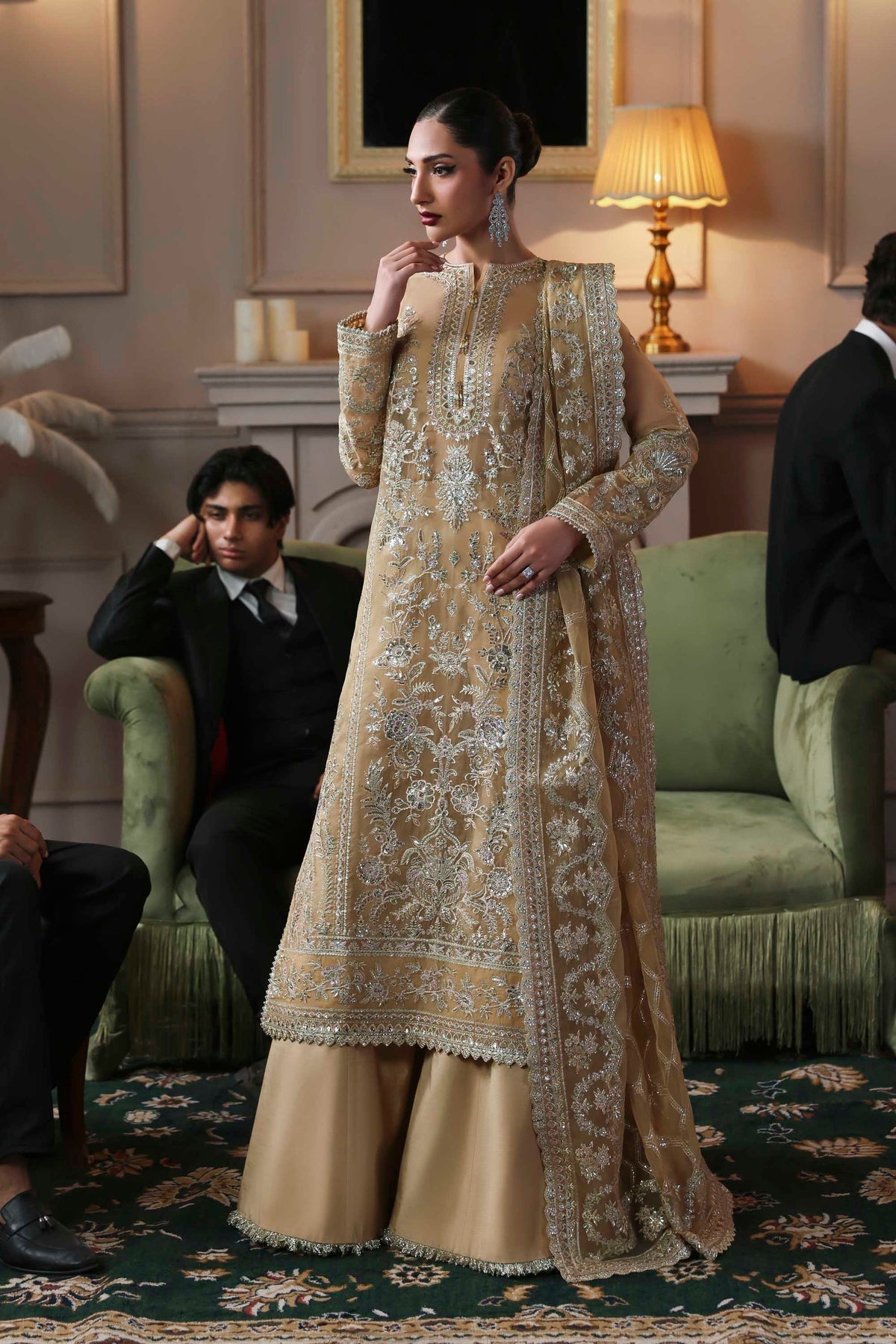 Akbar Aslam | Deewani Wedding Formals | Tajmeen - Pakistani Designer Dress - by Akbar Aslam - Type : Ladies Clothes - 100% Original at Saira Sultan