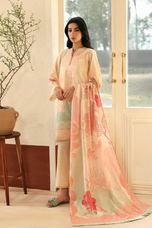 Sahar | Selene 25 | Rosette Reverie XS Pale Yellow Lawn