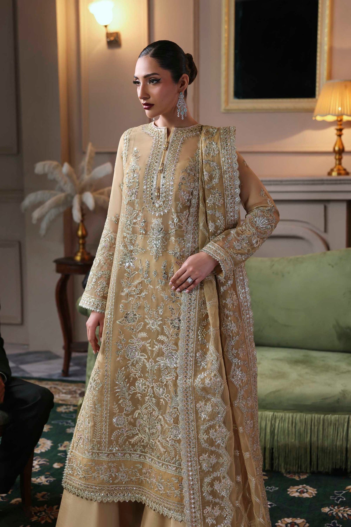 Akbar Aslam | Deewani Wedding Formals | Tajmeen - Pakistani Designer Dress - by Akbar Aslam - Type : Ladies Clothes - 100% Original at Saira Sultan