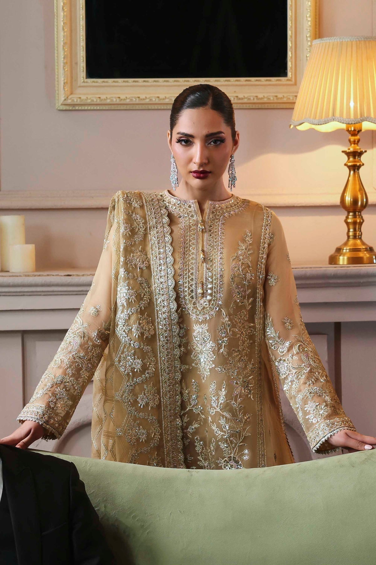 Akbar Aslam | Deewani Wedding Formals | Tajmeen - Pakistani Designer Dress - by Akbar Aslam - Type : Ladies Clothes - 100% Original at Saira Sultan
