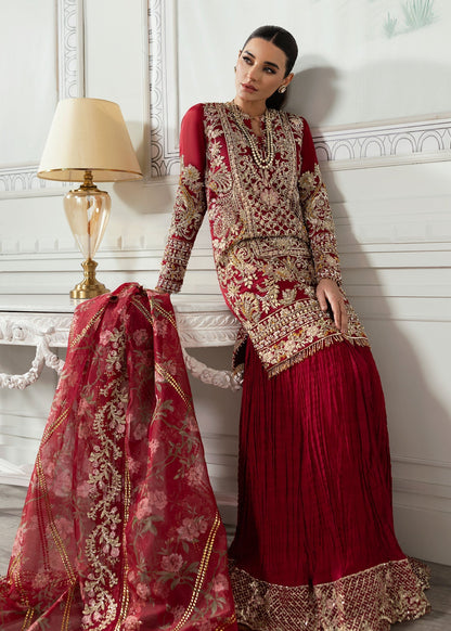 Crimson | A Beautiful Chaos Wedding Collection | Artisan Story S Deep Red Organza
