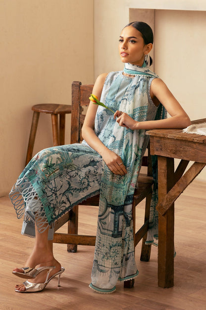 Sahar | Selene 25 | Silver Mist L Gray Lawn