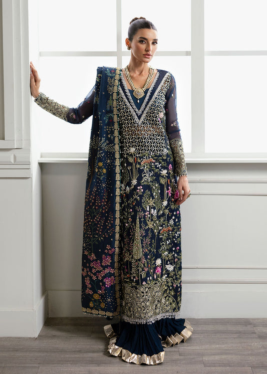 Crimson | A Beautiful Chaos Wedding Collection | Majestic Cypress XS Midnight Blue Organza