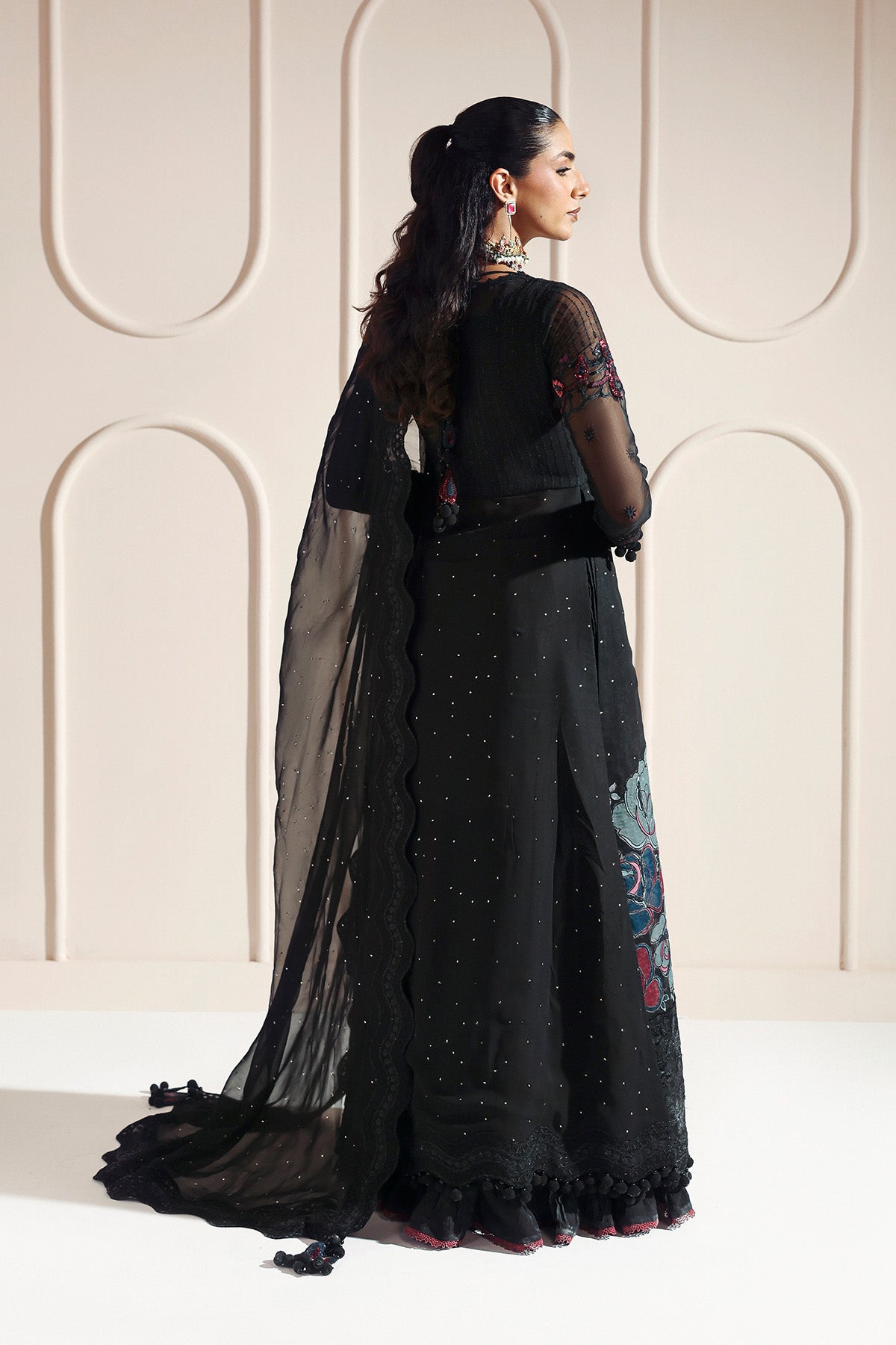 Alizeh | Aymal Luxury Bamber Chiffon | MEERAB - Pakistani Designer Dress - by Alizeh - Type : Ladies Clothes - 100% Original at Saira Sultan