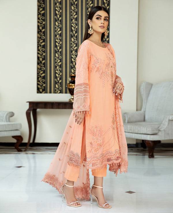House of Nawab | Lawn Collection 24 | DANEEN - Pakistani Designer Dress - by House of Nawab | Type: Luxury - 100% Original at Saira Sultan