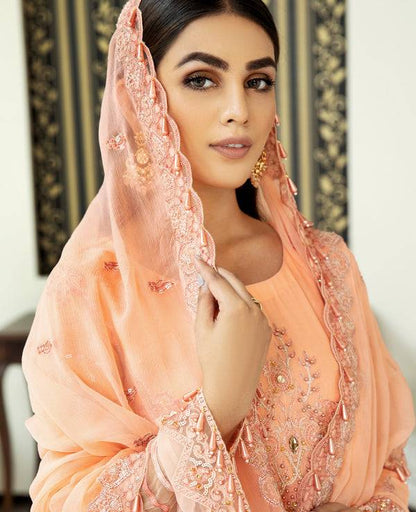House of Nawab | Lawn Collection 24 | DANEEN - Pakistani Designer Dress - by House of Nawab | Type: Luxury - 100% Original at Saira Sultan