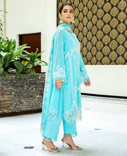 House of Nawab | Lawn Collection 24 | MIRAAL - Pakistani Designer Dress - by House of Nawab | Type: Luxury - 100% Original at Saira Sultan