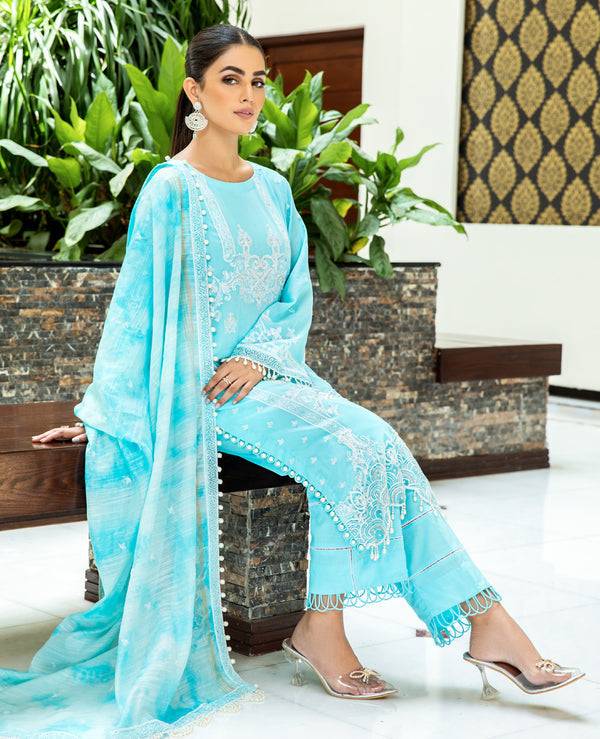 House of Nawab | Lawn Collection 24 | MIRAAL - Pakistani Designer Dress - by House of Nawab | Type: Luxury - 100% Original at Saira Sultan