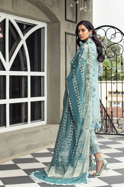 House of Nawab | Lawn Collection 24 | ROWSHAN - Pakistani Designer Dress - by House of Nawab | Type: Luxury - 100% Original at Saira Sultan