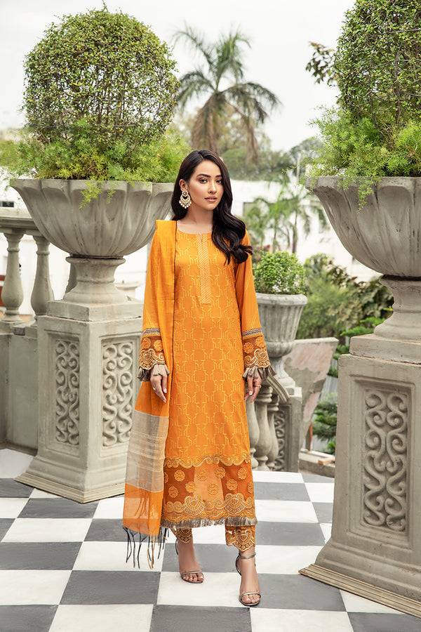 House of Nawab | Lawn Collection 24 | ZAVOSH - Pakistani Designer Dress - by House of Nawab | Type: Luxury - 100% Original at Saira Sultan