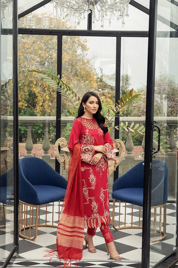 House of Nawab | Lawn Collection 24 | SAREH - Pakistani Designer Dress - by House of Nawab | Type: Luxury - 100% Original at Saira Sultan