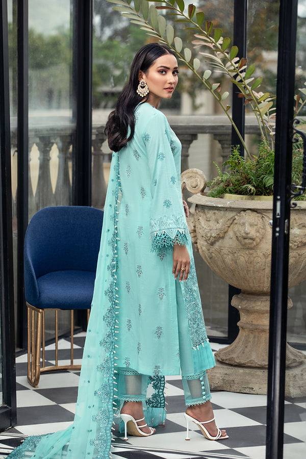 House of Nawab | Lawn Collection 24 | MOSIYA - Pakistani Designer Dress - by House of Nawab | Type: Luxury - 100% Original at Saira Sultan