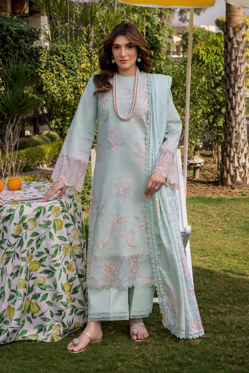 Rangrasiya | Florence Summer Edit 25 | Shireen XL Light Ferozi Lawn